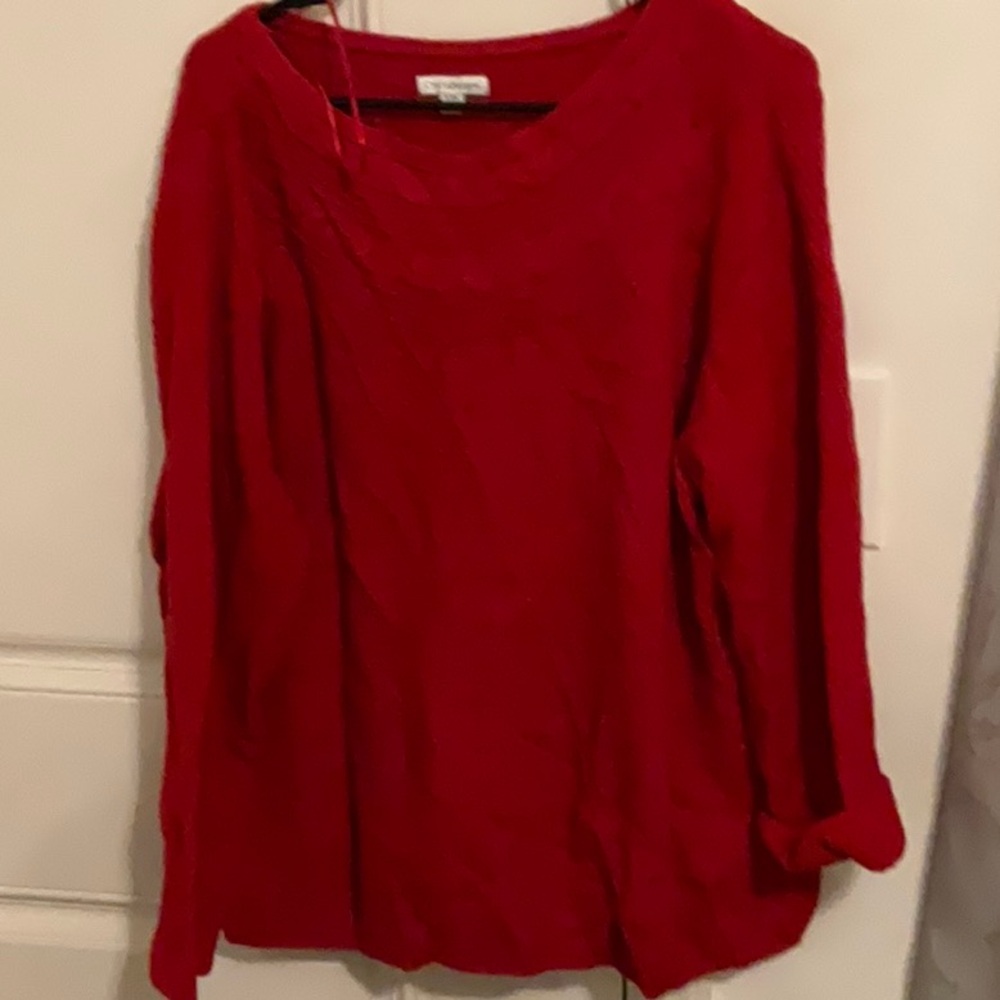 Red sweater